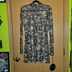 Horscopez Tarot Card Mystic Psychic Magick Divine Insight Mesh Dress Dollskill